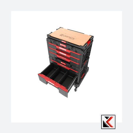 Qbrick System ONE Gereedschapswagen set 4