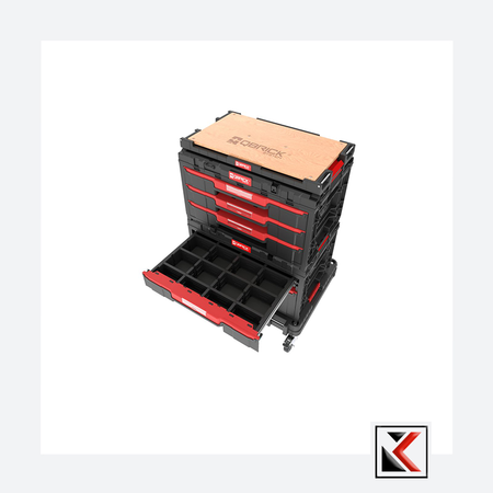 Qbrick System ONE Gereedschapswagen set 4