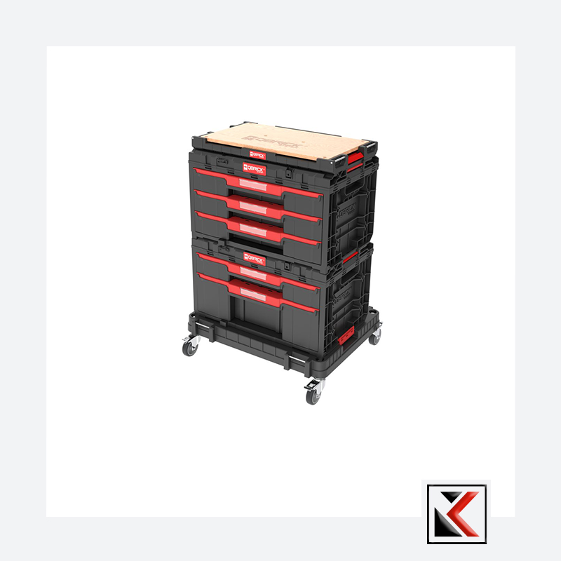 Qbrick System ONE Gereedschapswagen set 4