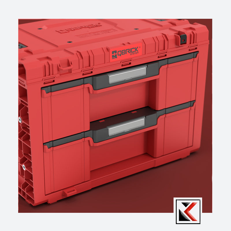 Qbrick System PRIME Drawer 2 Toolbox Expert Red Ultra HD