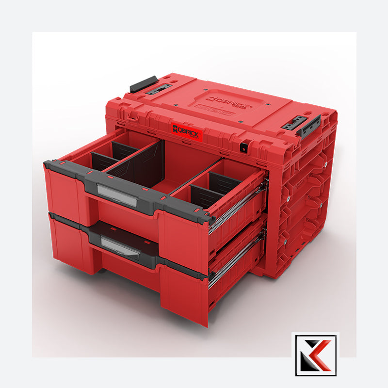 Qbrick System PRIME Drawer 2 Toolbox Expert Red Ultra HD