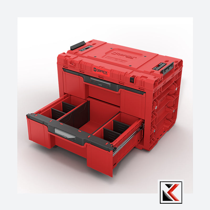 Qbrick System PRIME Drawer 2 Toolbox Expert Red Ultra HD