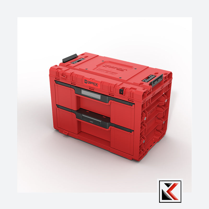 Qbrick System PRIME Drawer 2 Toolbox Expert Red Ultra HD