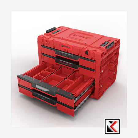 Qbrick System PRIME Drawer 4 Toolbox Expert Red Ultra HD