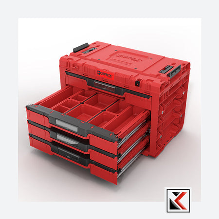 Qbrick System PRIME Drawer 4 Toolbox Expert Red Ultra HD