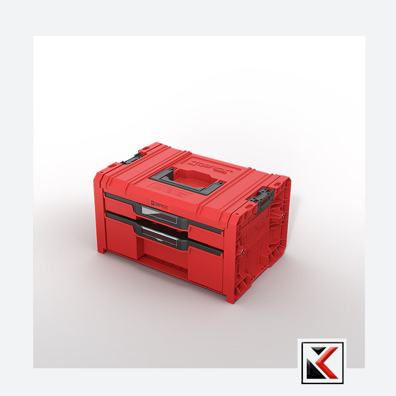 Qbrick System PRO Drawer Workshop Set 3 Red
