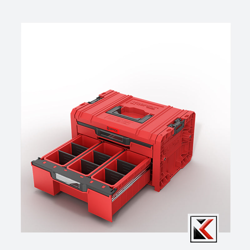Qbrick System PRO Drawer Workshop Set 3 Red