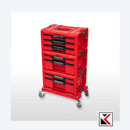 Qbrick System PRO Drawer Workshop Set 3 Red