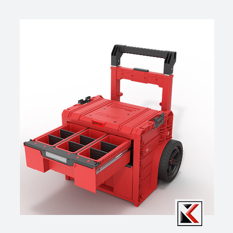 Qbrick System PRO Cart 2.0 Plus Drawer 2 Red Ultra HD