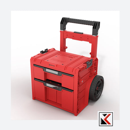 Qbrick System PRO Cart 2.0 Plus Drawer 2 Red Ultra HD