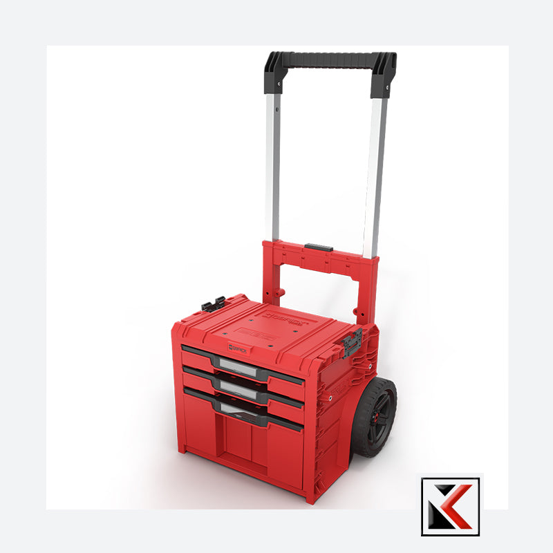 Qbrick System PRO Cart 2.0 Plus Drawer 3 Red Ultra HD