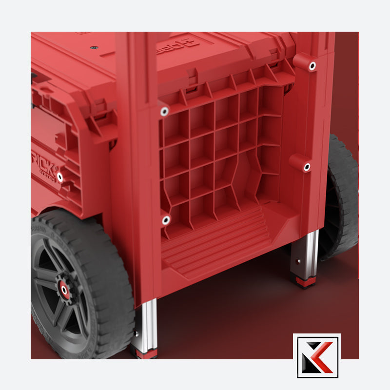 Qbrick System PRO Cart 2.0 Plus Drawer 3 Red Ultra HD