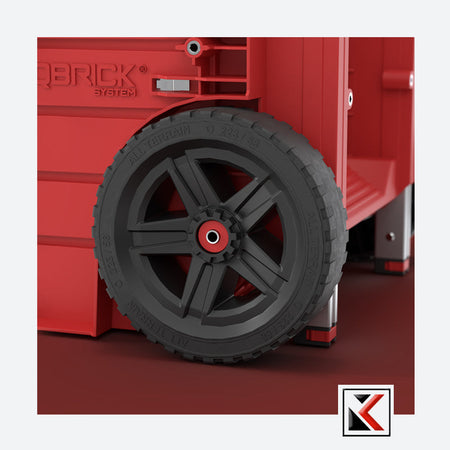 Qbrick System PRO Cart 2.0 Plus Drawer 3 Red Ultra HD