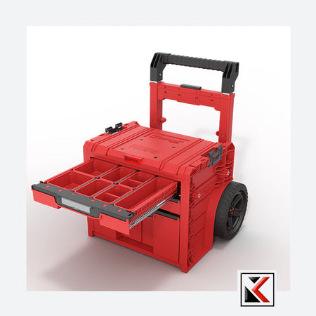 Qbrick System PRO Cart 2.0 Plus Drawer 3 Red Ultra HD