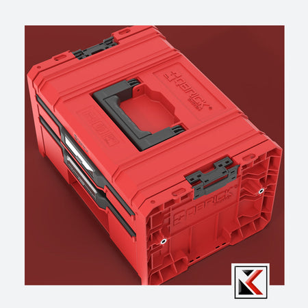 Qbrick System PRO Drawer 2 Toolbox Expert Red Ultra HD