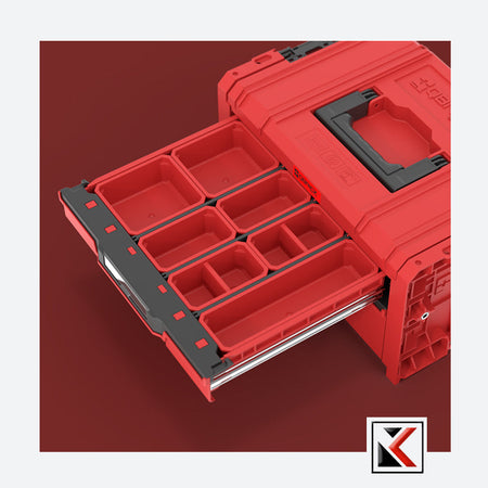 Qbrick System PRO Drawer 2 Toolbox Expert Red Ultra HD