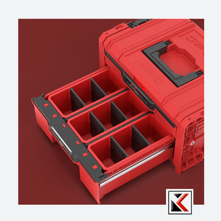 Qbrick System PRO Drawer 2 Toolbox Expert Red Ultra HD