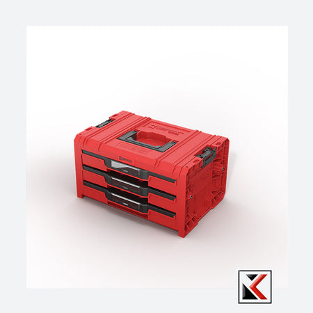 Qbrick System PRO Drawer 3 Toolbox Expert Red Ultra HD