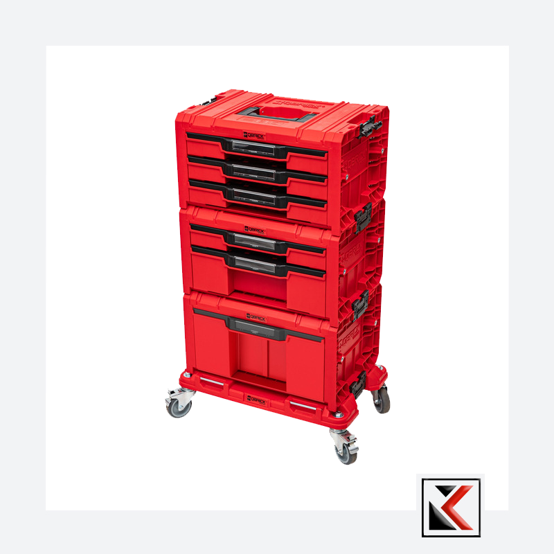 Qbrick System PRO Drawer Workshop Set 6 Red