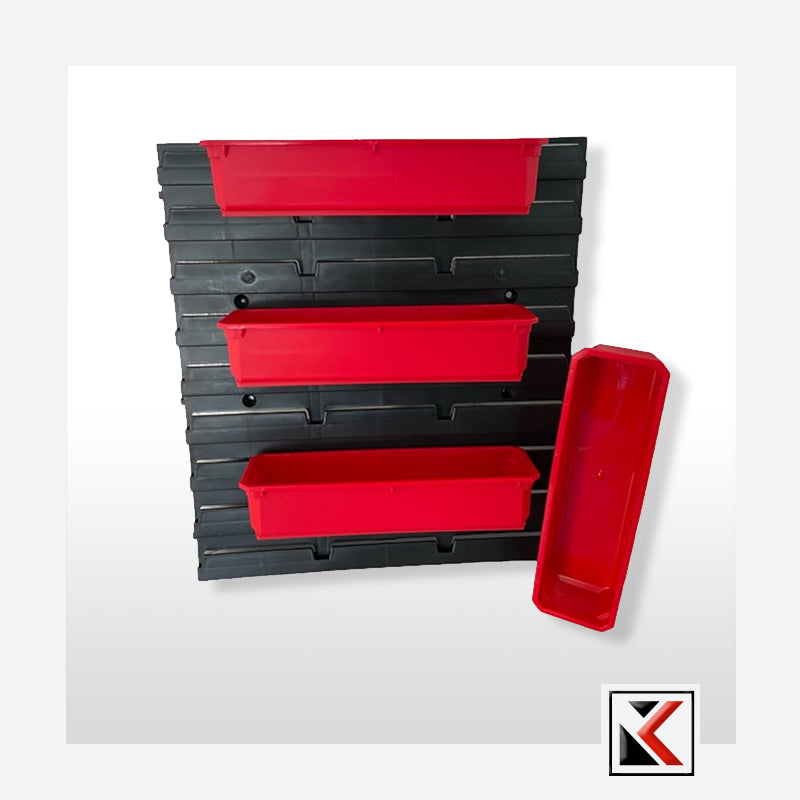 Set FX gereedschapsplaat met 4 lange Qbrick bakken