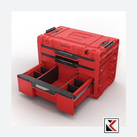 Qbrick System PRIME Drawer 3 Toolbox Expert Red Ultra HD