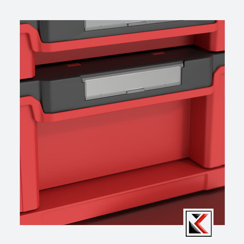 Qbrick System PRIME Drawer 3 Toolbox Expert Red Ultra HD