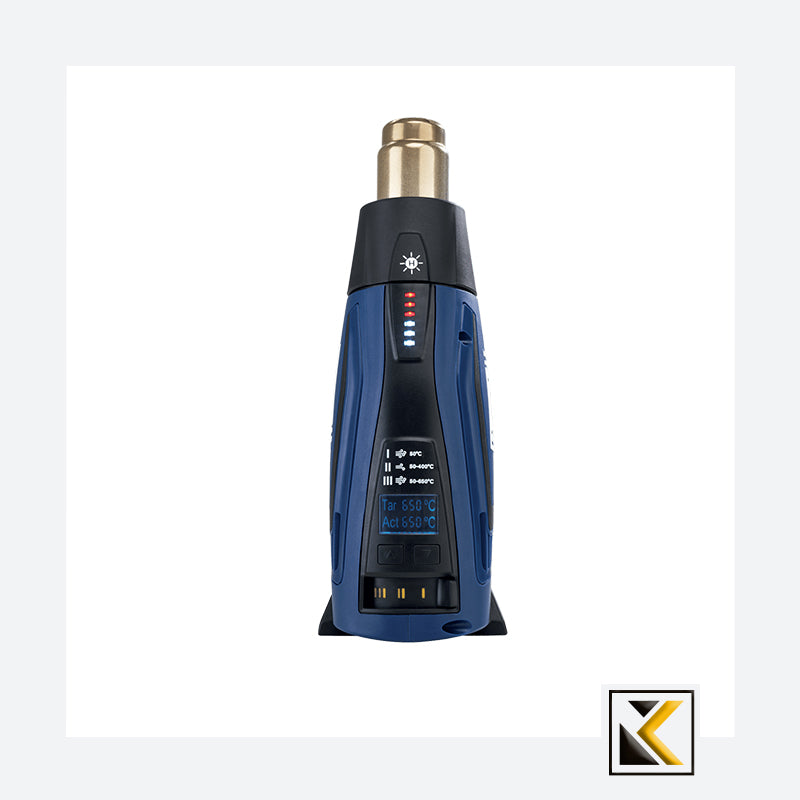 Rapid Heteluchtpistool R2200-E, Verfafbrander in Koffer, 2200 W, 60-650
