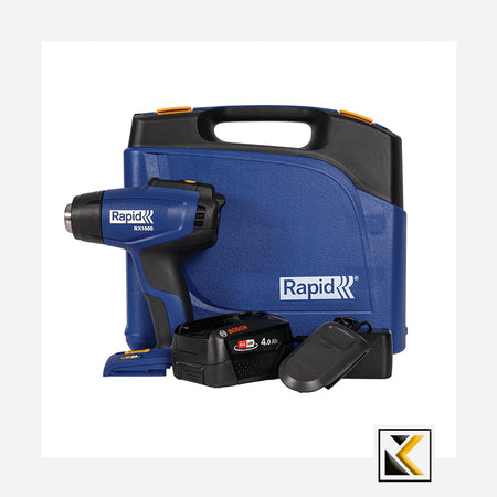 Rapid RX1000 Accu Heteluchtpistool 18V P4A met koffer