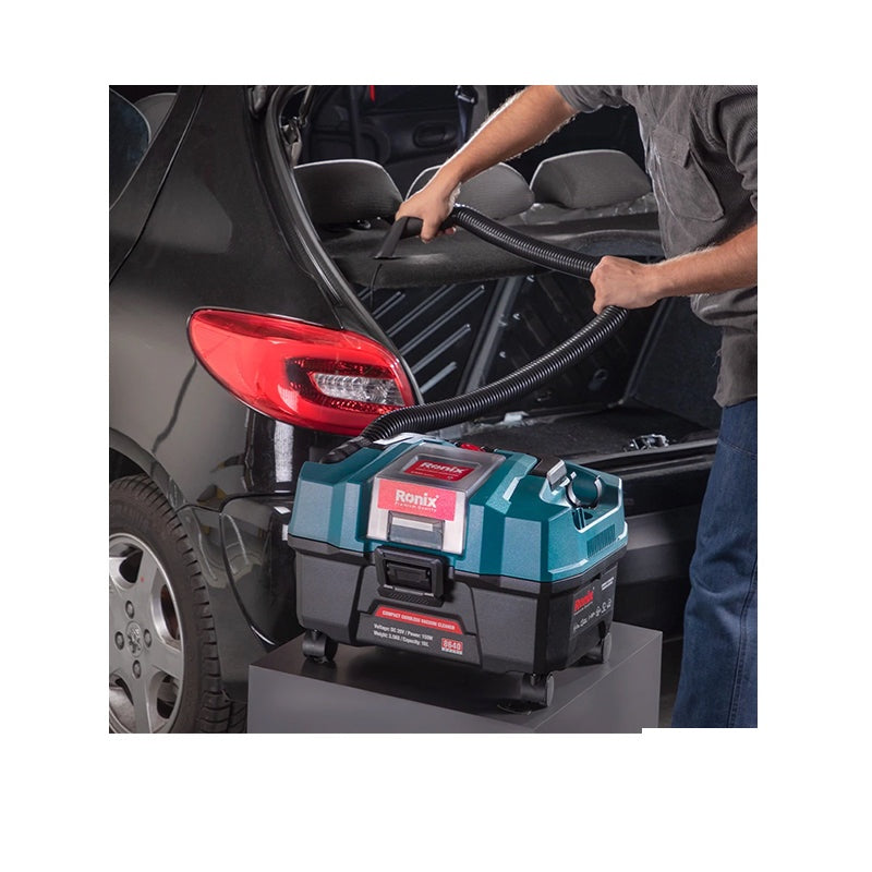 Ronix 8640 compacte snoerloze stofzuiger 15L