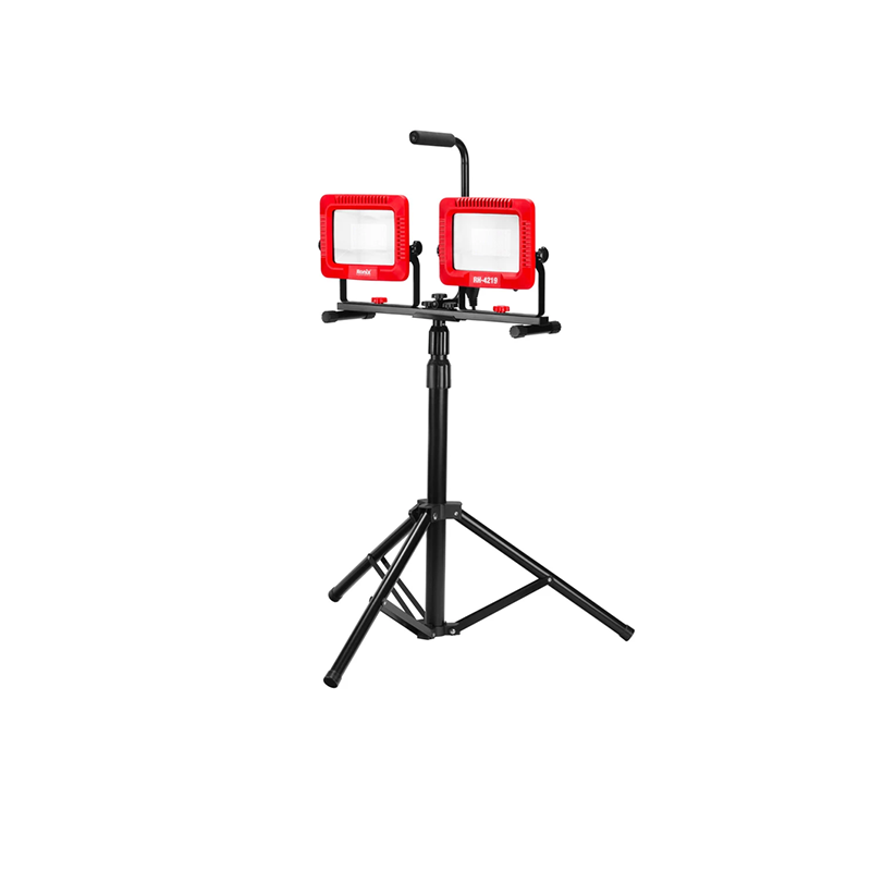 Ronix Dubbele LED-werklamp met statief 50W