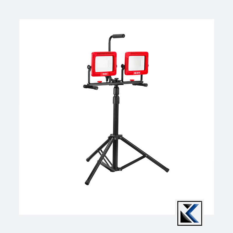 Ronix Dubbele LED-werklamp met statief 50W