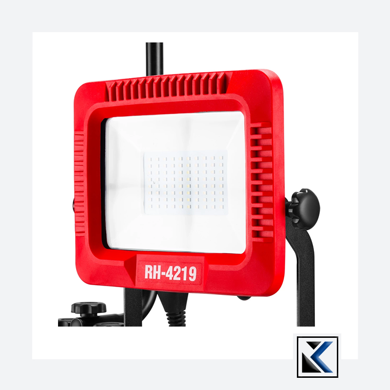 Ronix Dubbele LED-werklamp met statief 50W