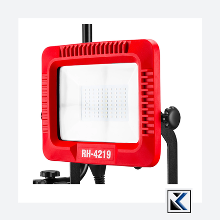 Ronix Dubbele LED-werklamp met statief 50W