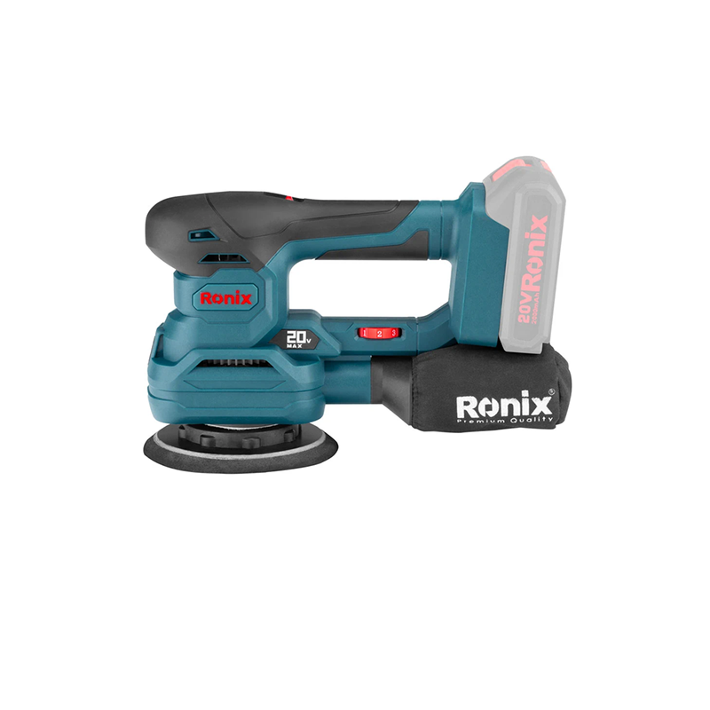 Ronix 20V 3-in-1 draadloze multifunctionele schuurmachine 12000 tpm (zonder accu en lader)