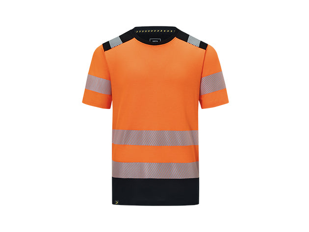 SCUHVCOTTS Tshirt Safety Jogger ORANGE BLACK