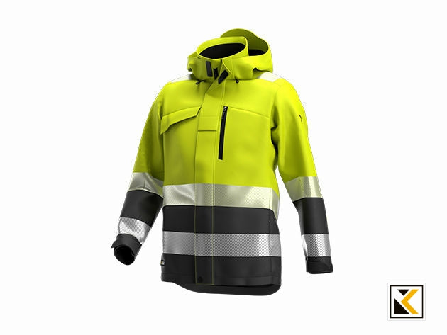 Scuti winter jkt m YELLOW DARK GREY