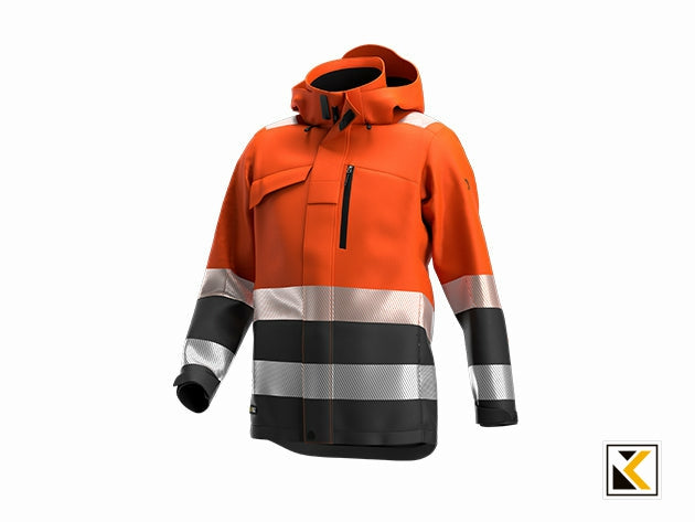 Scuti winter jkt m ORANGE DARK GREY