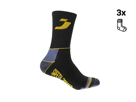 SJSOCK3P Sokken Safety Jogger black
