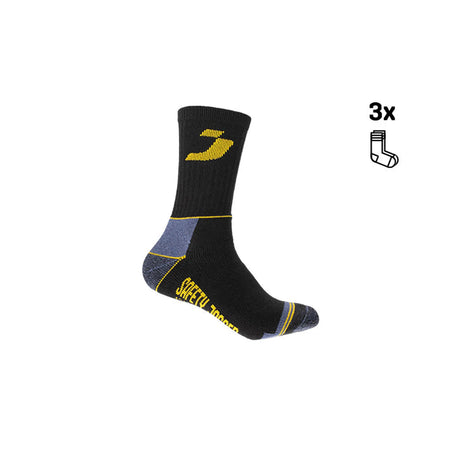 SJSOCK3P Sokken Safety Jogger black