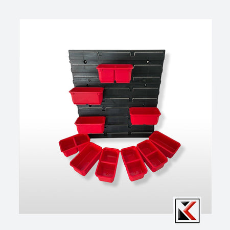 Set FX gereedschapsplaat met 10 Qbrick bakjes