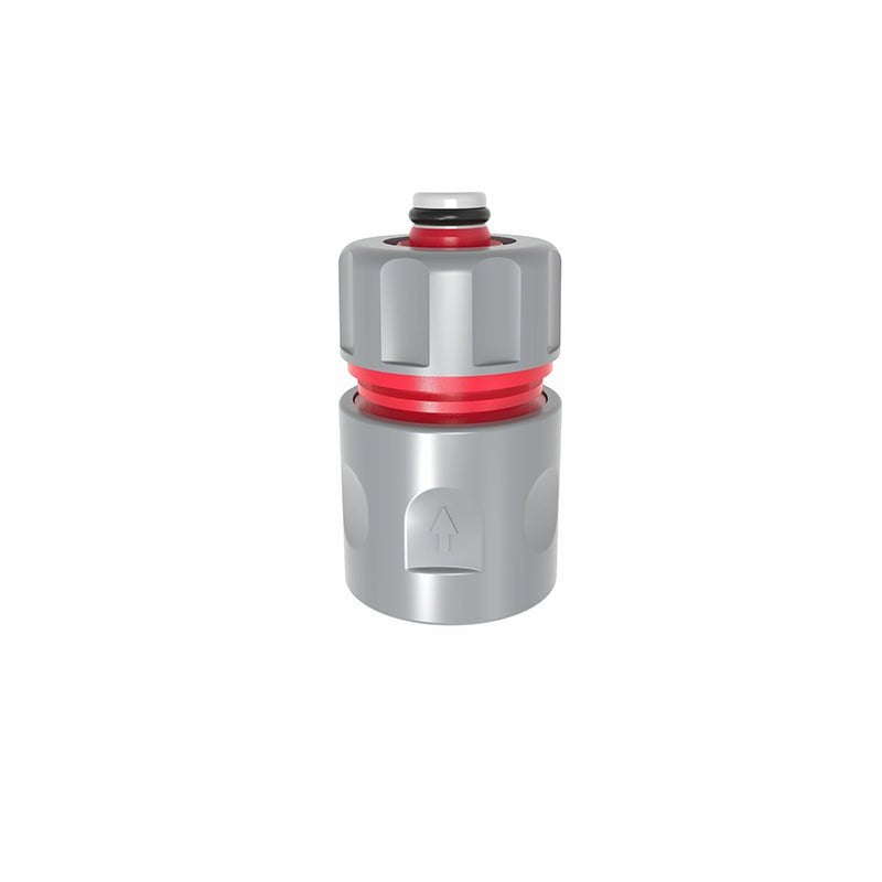 Snelkoppeling met stop voor 1/2" tuinslang