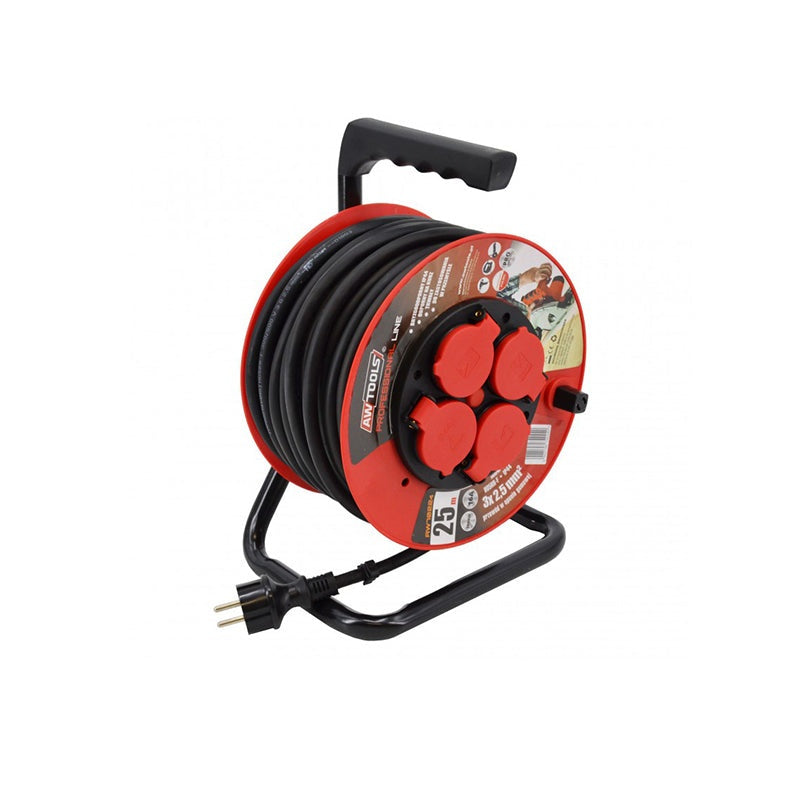 Stroomhaspel professional line 30m 3x1.5mm 16A/ 3680W/ IP44