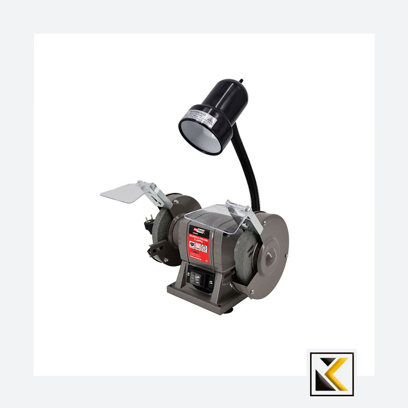 Tafelslijper met lamp 125 mm 150 watt