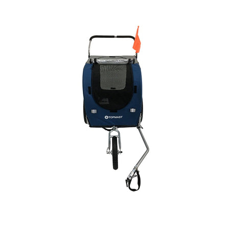 Topmast Easy Flow Hondenfietskar Blauw L