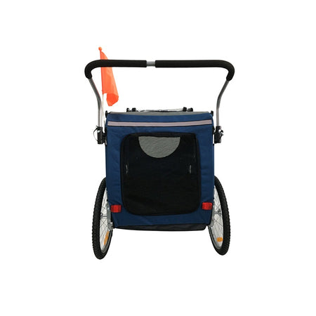 Topmast Easy Flow Hondenfietskar Blauw L