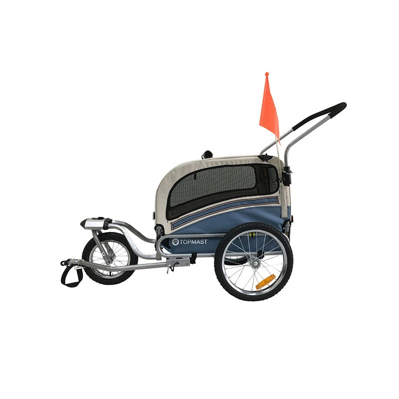 Topmast Hondenfietskar Sky M Blauw