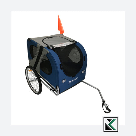 Topmast Original Hondenfietskar L Blauw