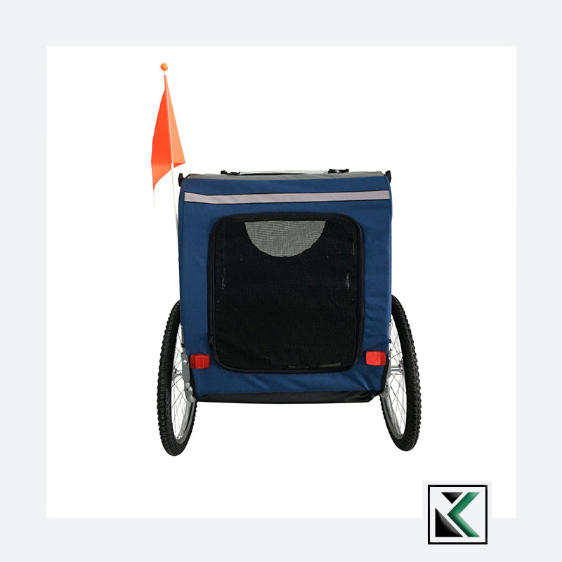 Topmast Original Hondenfietskar L Blauw