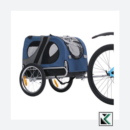 Topmast Original Hondenfietskar M Blauw