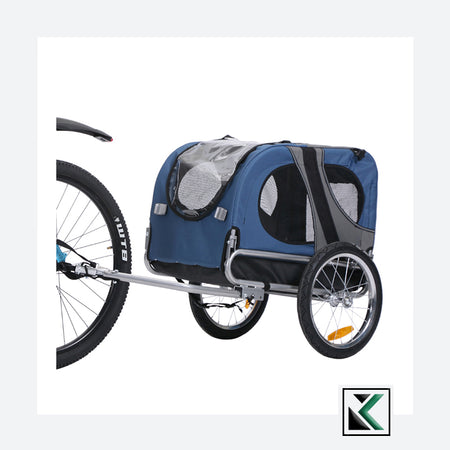Topmast Original Hondenfietskar M Blauw